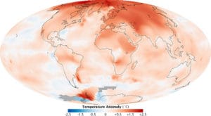  Temperature anomoly 2000-2009,  Image courtesy of Victor Korniyenko
