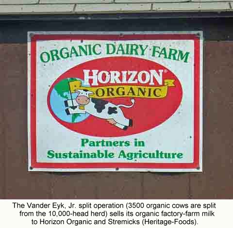 Vander Eyk sells factory-farm milk to Horizon