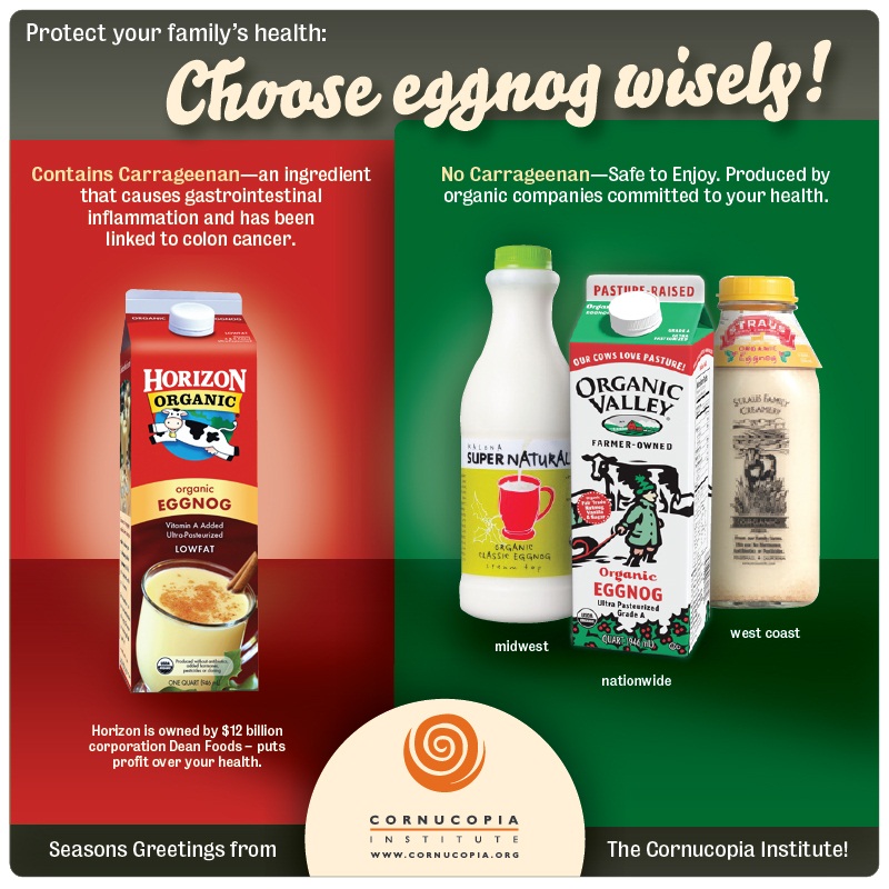 Choose Eggnog Wisely Cornucopia Institute