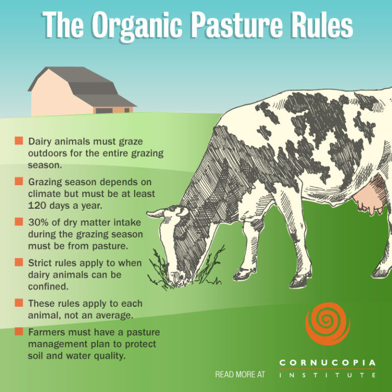 The Pasture Rule” How the Law Sets Minimum Standards for Grazing Cornucopia Institute