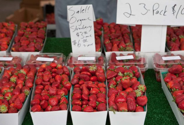 organic strawberries for sale