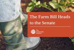 The farm bill heads to the senate